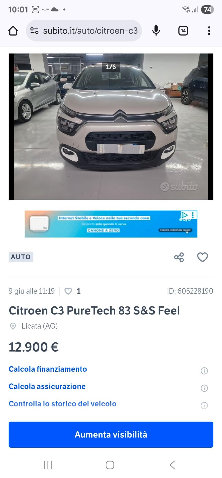 Citroen C3 PureTech 83 S&S Feel