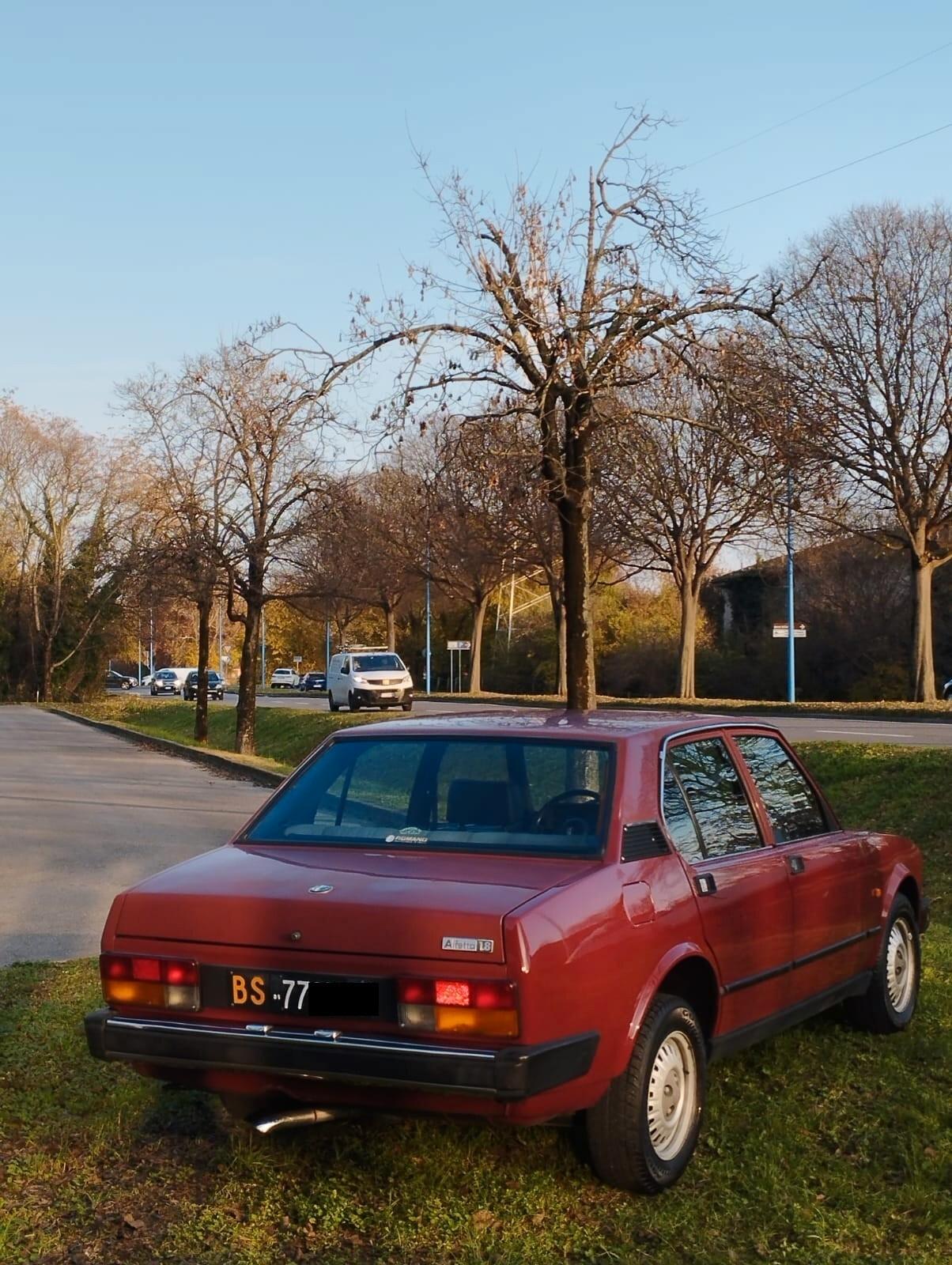 Alfa Romeo Alfetta Ultima Serie 1.8 cc già certificata ASI