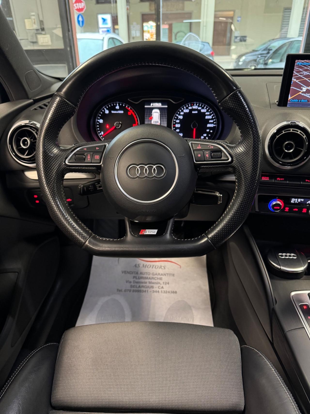 AUDI A3 SPB 2.0 TDI 150 CV S-LINE FINANZIABILE