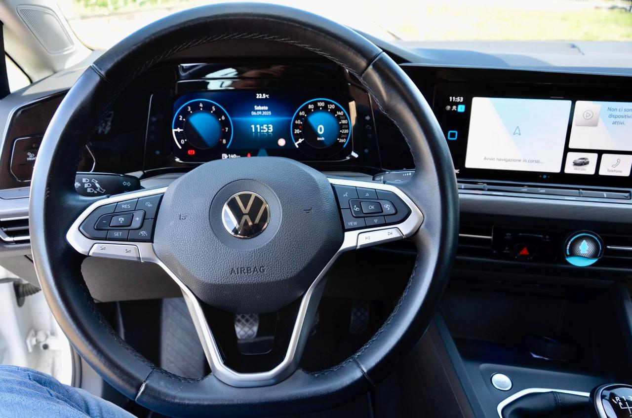 VOLKSWAGEN GOLF 1.5 TSI EVO STYLE 130cv, UFF ITALIANA, SERVICE UFF VW, EURO 6D, FARI IQ LED, NAVI, APPLE ANDROID, PERMUTE