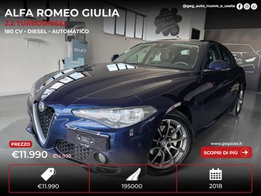 Alfa Romeo Giulia 2.2 Turbodiesel 180 CV - 2018