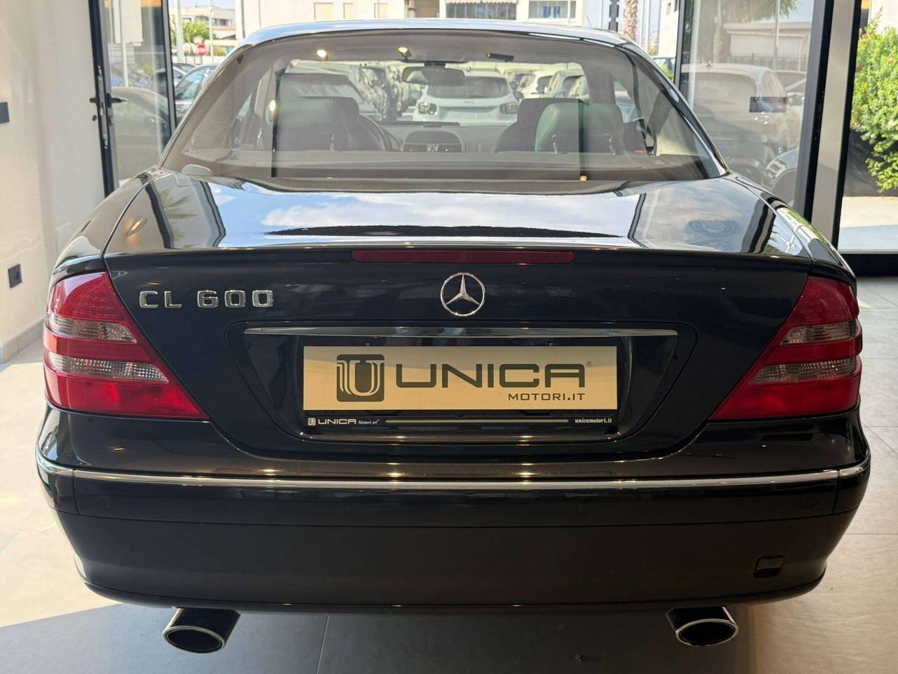 Mercedes-Benz CL 600 COUPE' V12 367 CV AUTOMATICA TETTO - TELEFONO - DA COLLEZIONE UNICA