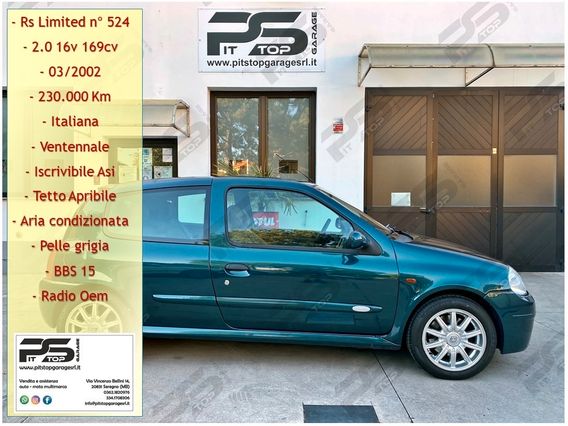 Renault Clio Rs 2.0 16v 169cv Renault Sport Limited N 524 - Tetto Apribile
