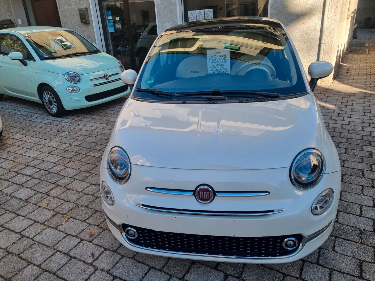 Fiat 500 1.2 Lounge anno2016 km59000 neopat