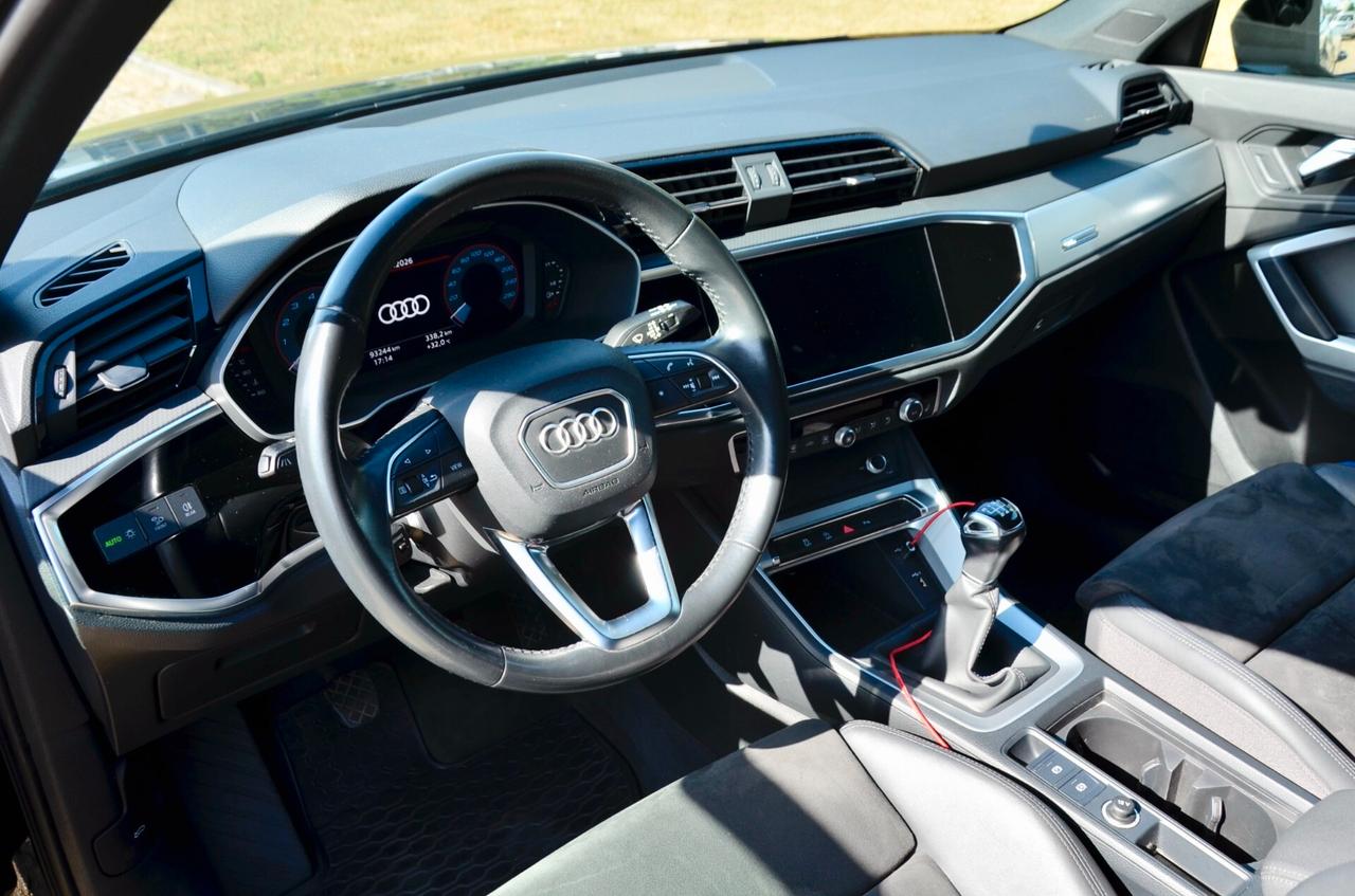 AUDI Q3 35 1.5 TFSI 150cv MANUALE, GARANZIA AUDI FINO AL 9/2027, EURO 6D, SERVICE UFF AUDI, NAVI, FULL LED, PERMUTE