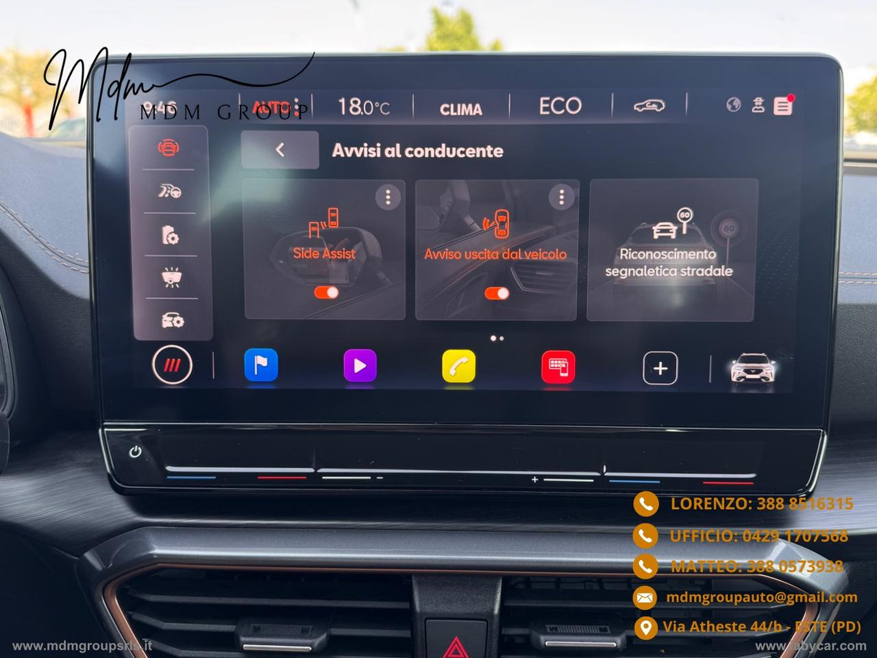 CUPRA Formentor 1.4 e-Hybrid DSG 204CV OK NEOPATENTATI