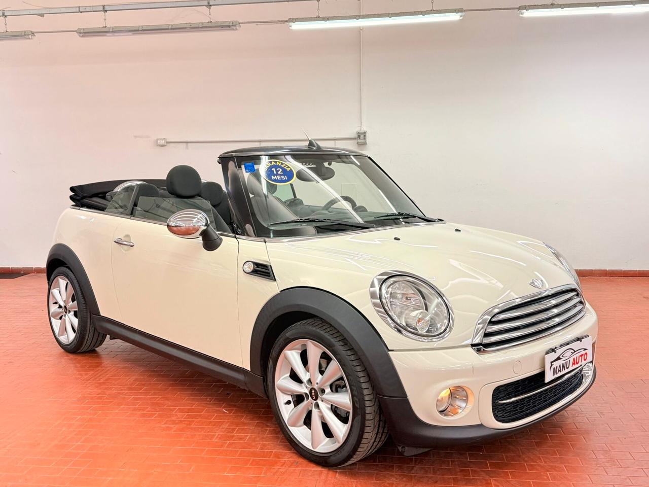 Mini Cooper 1.6D Cabrio 111cv R57 ok Neopatentati