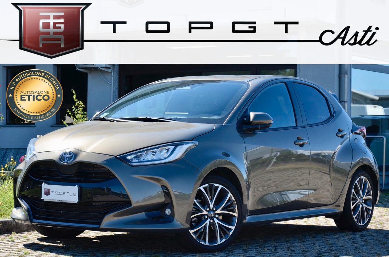 TOYOTA YARIS 1.5h LOUNGE 130cv AUTO, UNICOPROPRIETARIO, EURO 6E, GARANZIA TOYOTA, UFF ITALIANA, SERVICE TOYOTA, RETROCAMERA, PERMUTE