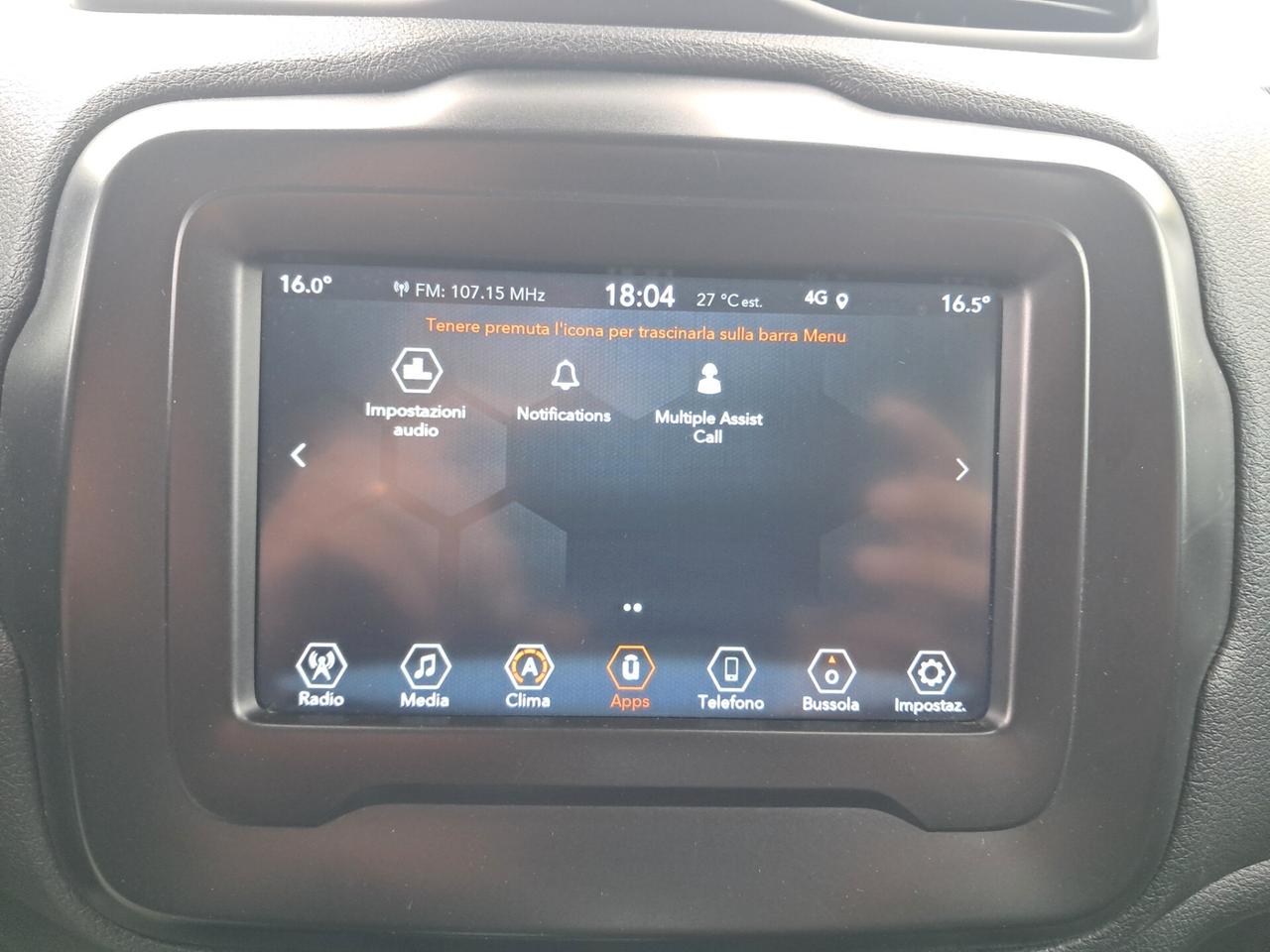 JEEP RENEGADE 1.6 M-JET 130cv-LIMITED* CRUISE-LED *