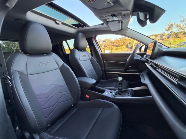 JEEP Avenger 100CV SUMMIT+TETTO APRIBILE+18'+RCAM+LED+PELLE