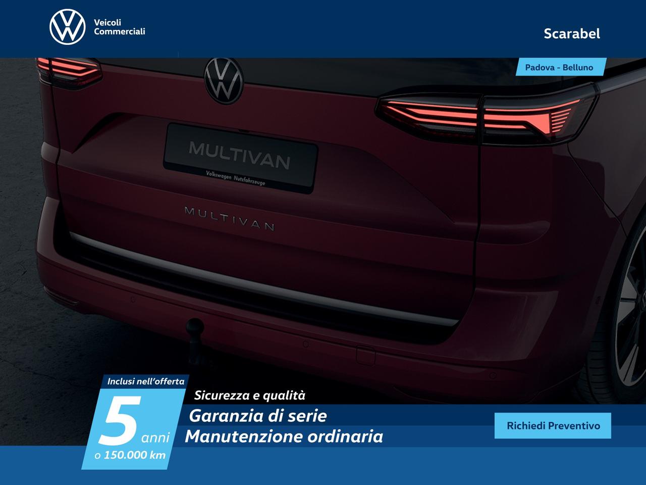 Volkswagen T7 Multivan 2.0 tdi style 150cv dsg 7p.ti