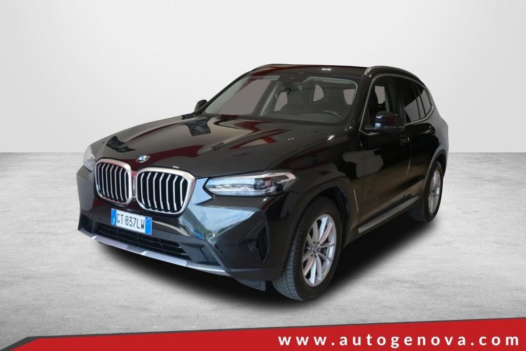 BMW X3 20D 190CV STEPTRONIC 48V X-DRIVE BUSINESS ADVANTAGE ( FARI LED - BMW DIGITAL COCKPIT - PELLE - CLIMA TRIZONA - NAVI - MIRROR - PARK ASSISTANT - TELECAMERA POST. - CERCHI 18 )