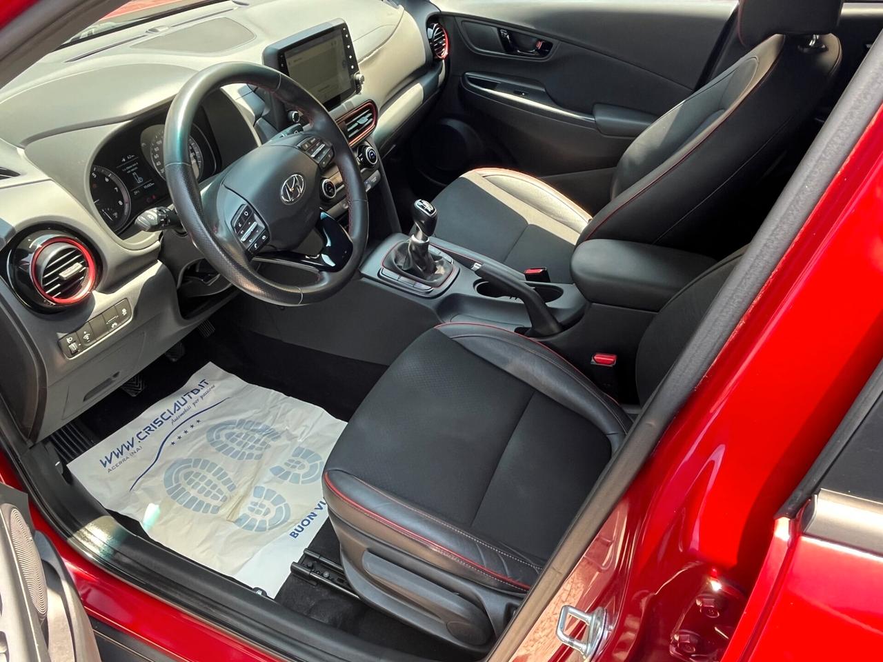 Hyundai Kona 1.0 T-GDI 120 CV UNICO PROPRIETARIO KM CERTIFICATI 2017