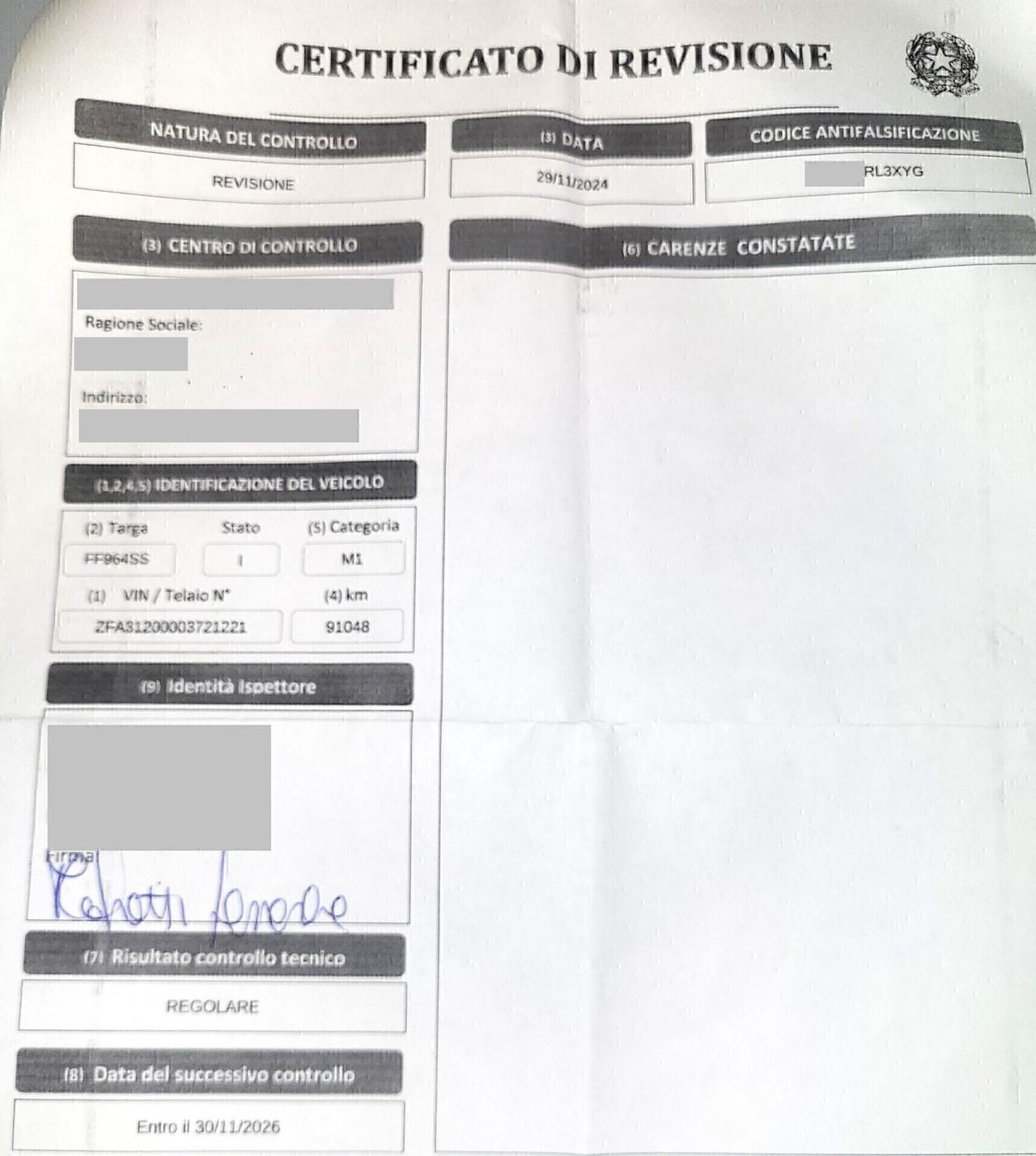 FIAT PANDA 0,9 NP-K-WAY-UNICA PROP-5 POSTI-4 REVIS