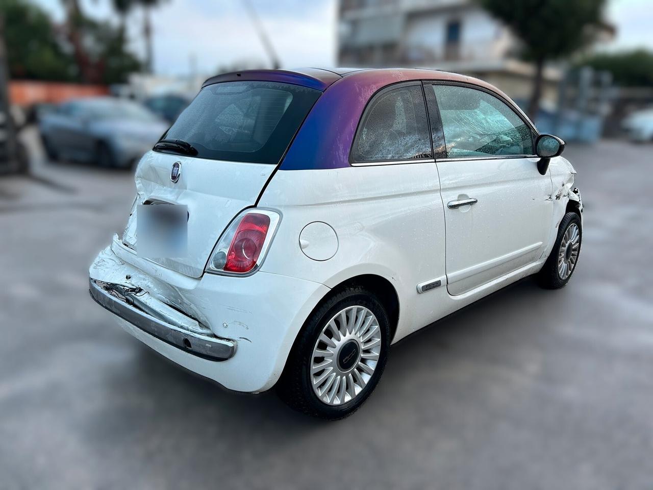 Fiat 500 1.2 Benzina/GPL - 2009 Incidentata