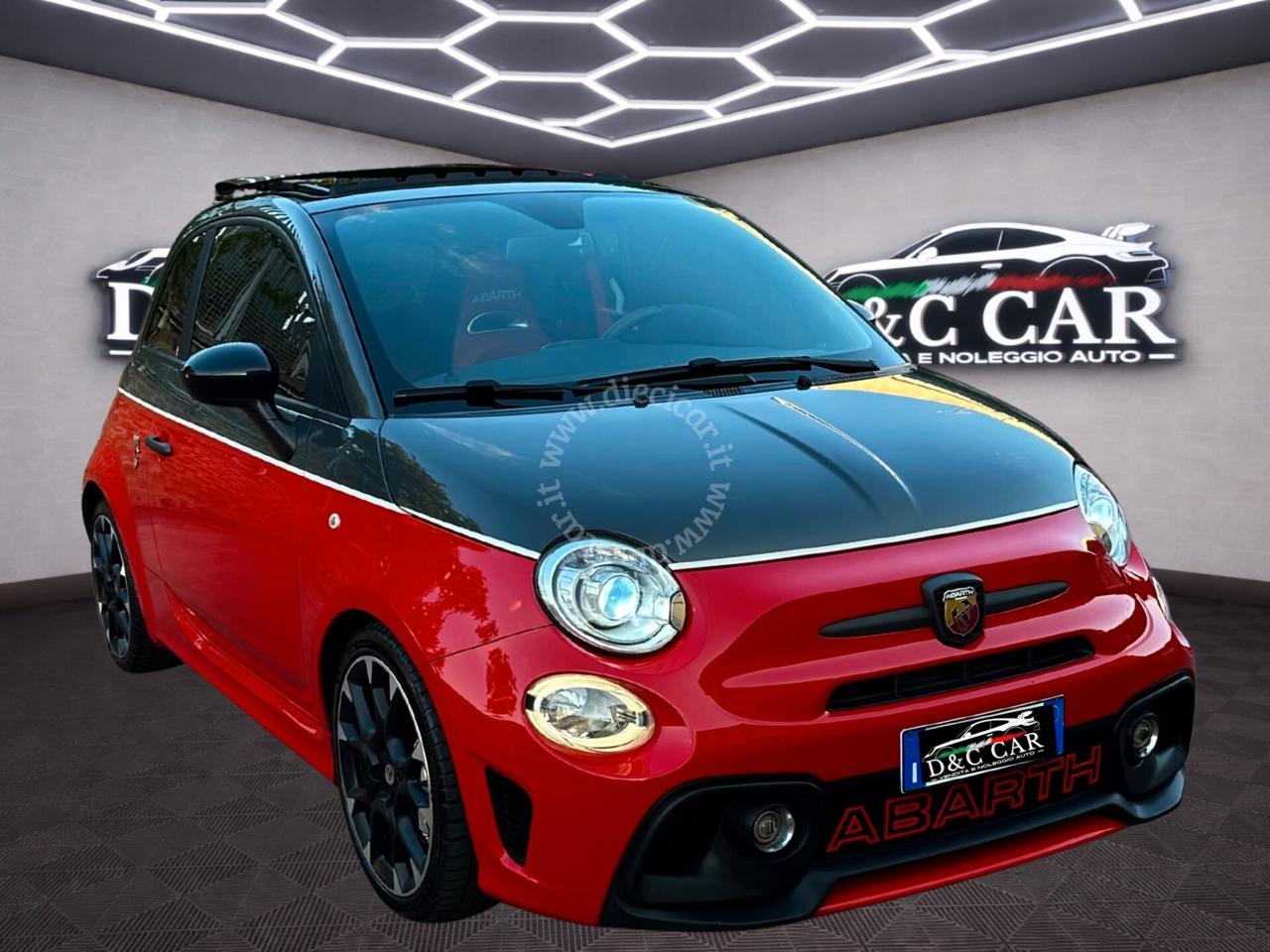 Abarth 595 1.4 Turbo T-Jet 180 CV MTA Competizione TETTO XENO PDC AUDIO BEATZ ANTIFURTO PELLE TAGLIANDI UFFICIALI