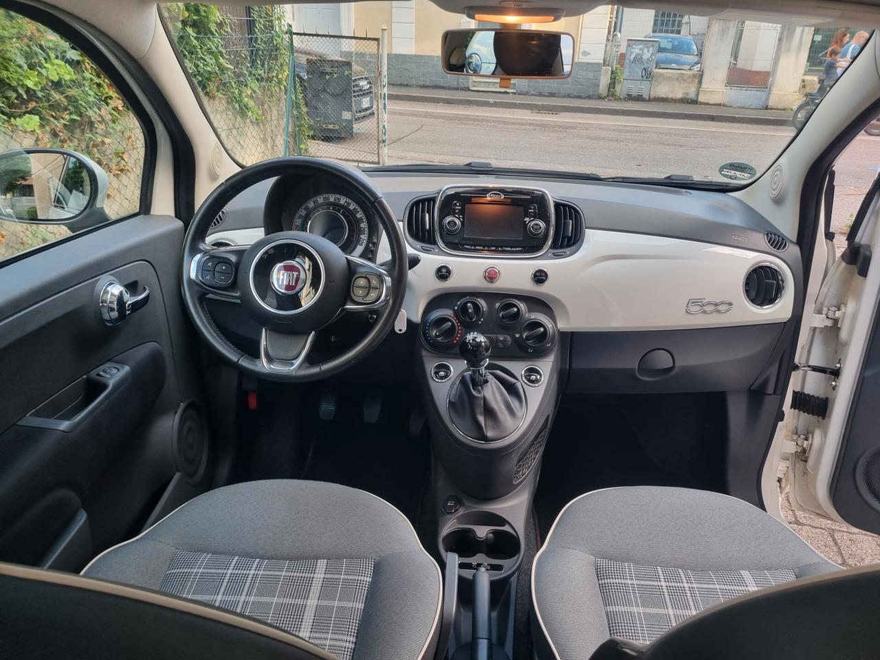 Fiat 500 1.2 Lounge 69cv anno 2016 km 62000 neopat