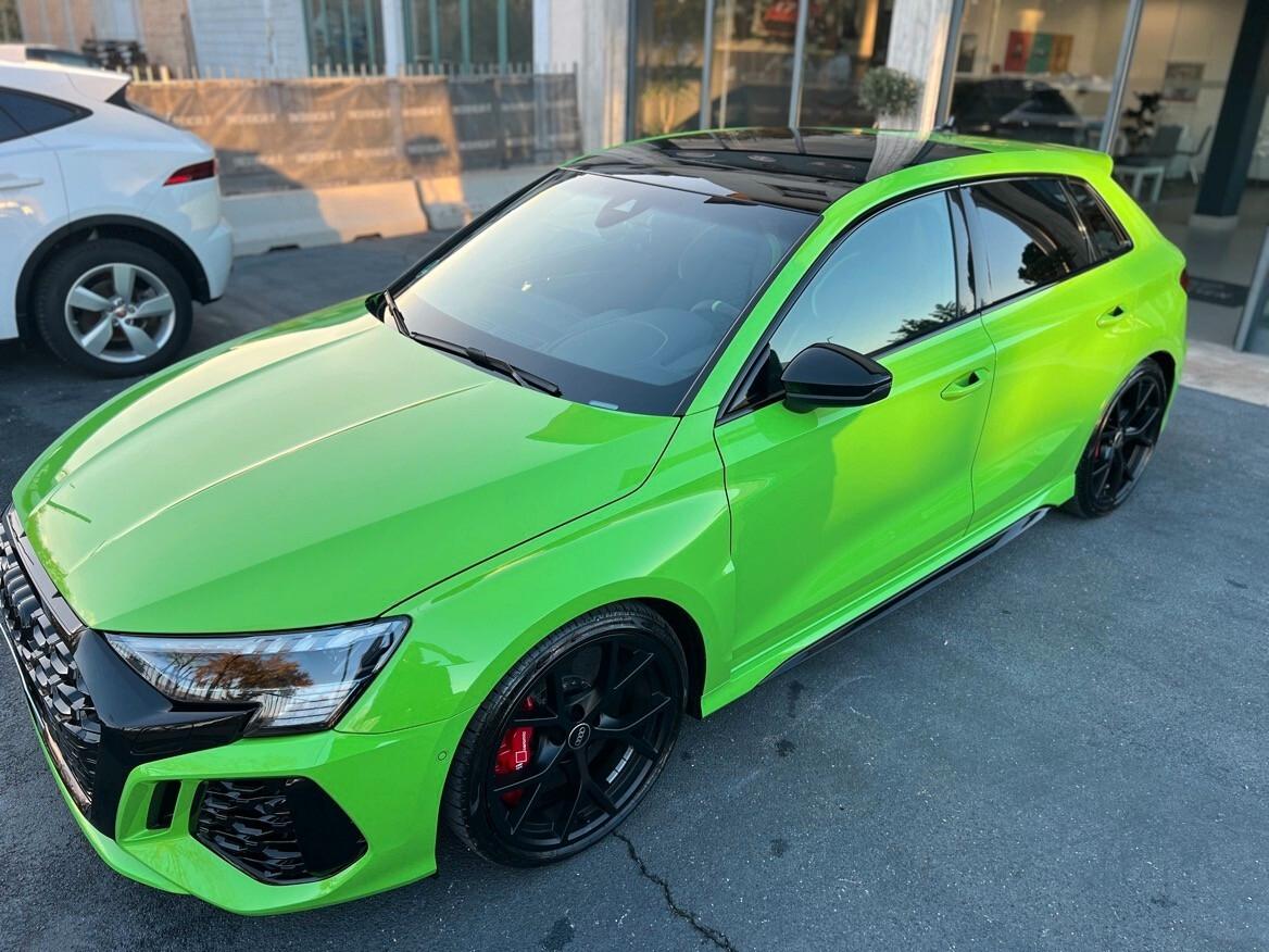 Audi A3 RS 3 SPB TFSI quattro S tronic Freni Carboceramica+Tetto FULL