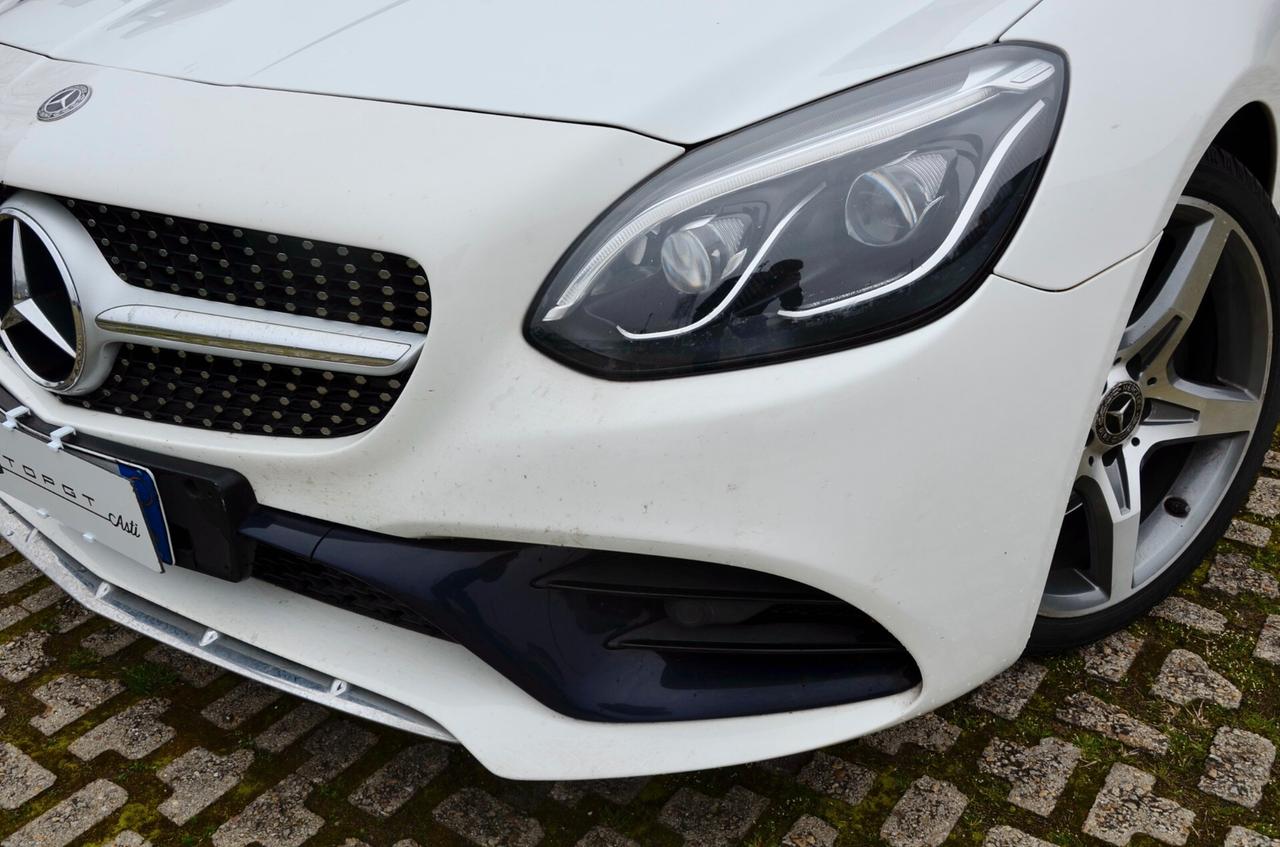 MERCEDES SLC 200 PREMIUM AMG LINE 184cv AUTO, UFF ITALIANA, SERVICE DIMOSTRABILI, SCARICO, RETROCAMERA, PELLE, PERMUTE