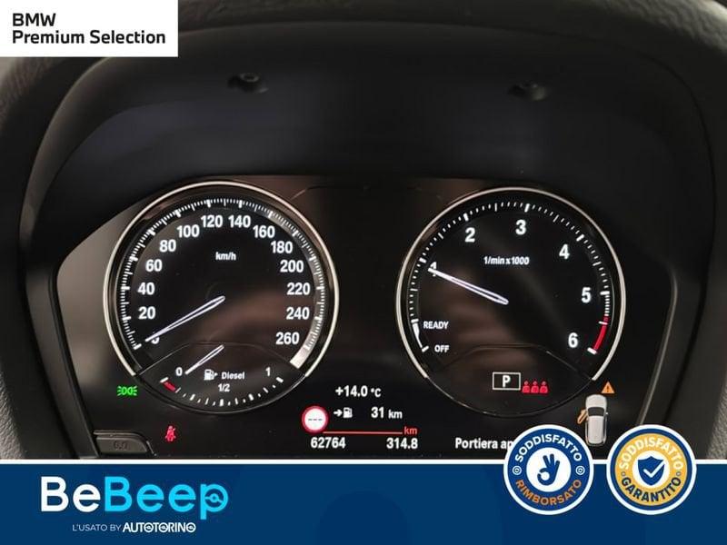 BMW X1 SDRIVE16D XLINE AUTO