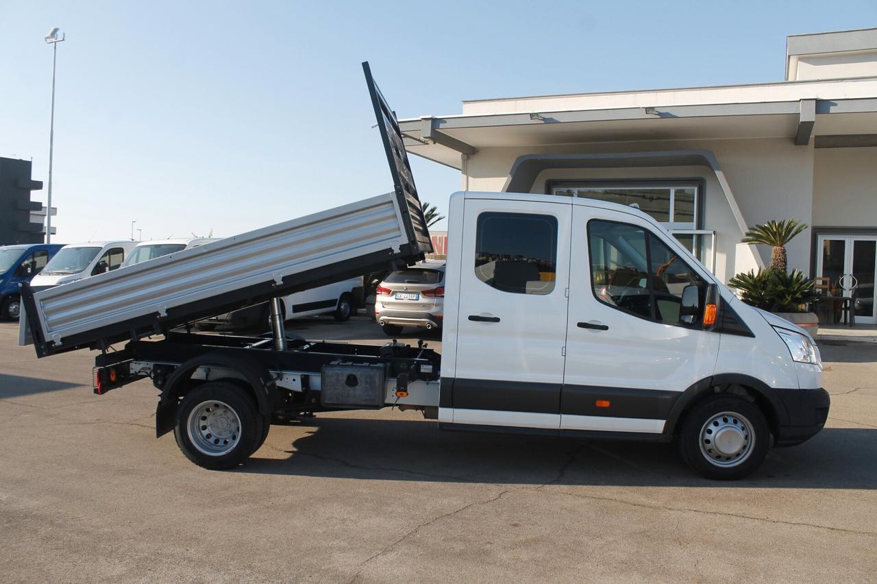 Ford TRANSIT 2.0 TDCI 170CV DOPPIA CABINA CASSONE RIBALTABILE MOTORE NUOVO!!!