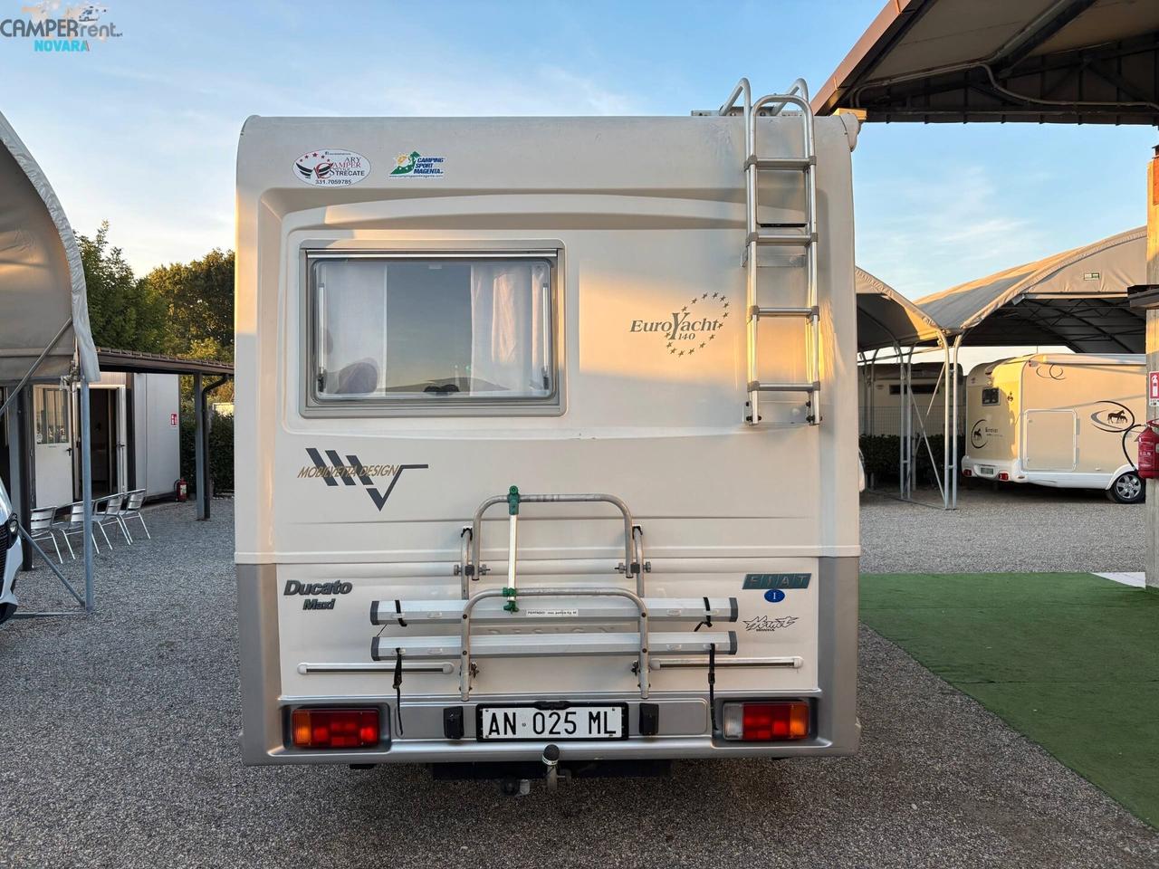 MOBILVETTA EURO YACHT 140 - motorhome con letto alla francese in coda