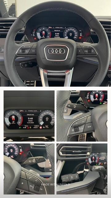 Audi A3 SPB 35 TDI 150CV S tronic S-line x3 Identity Black