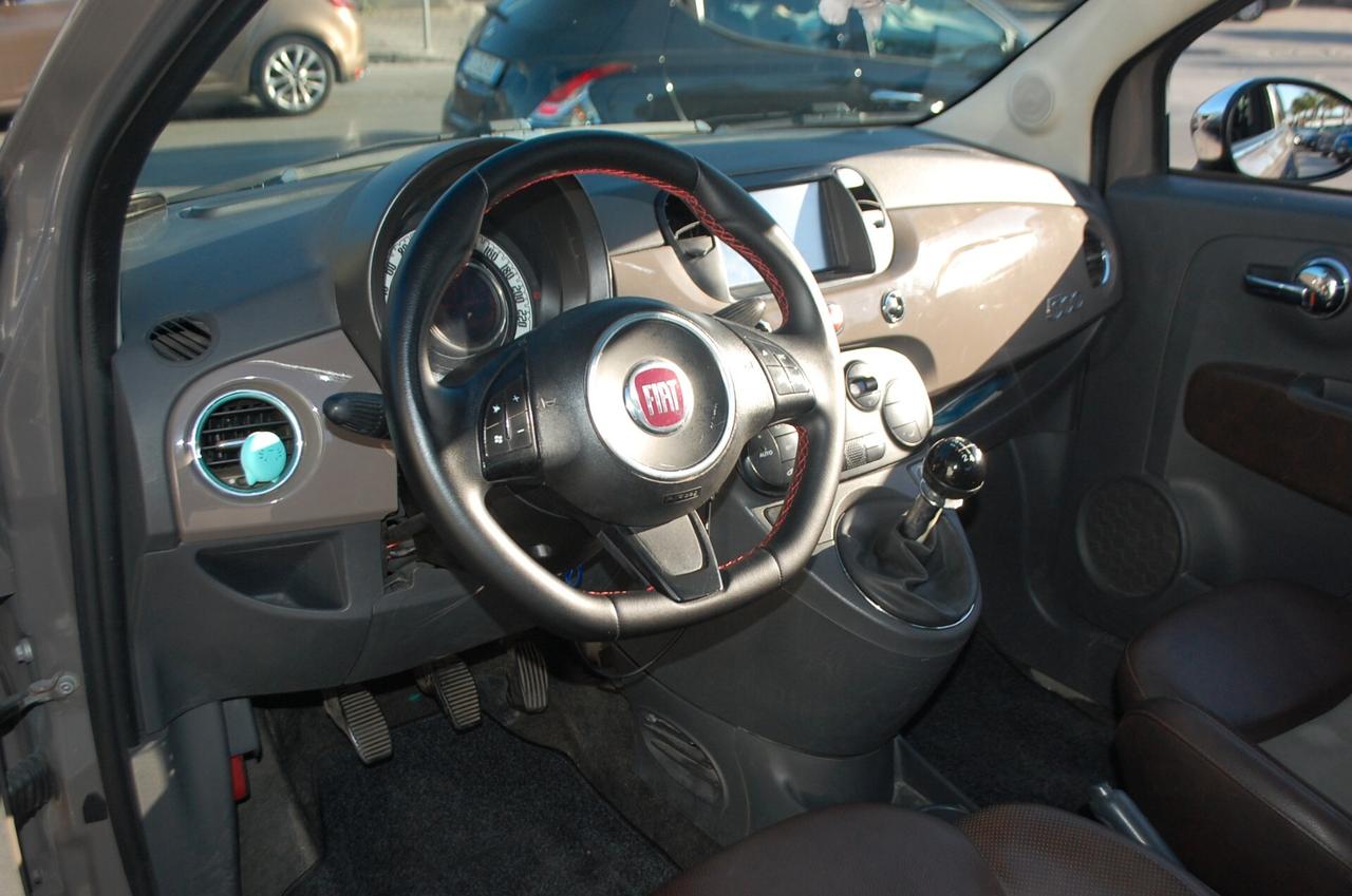 Fiat 500 1.3 mjt 16v Sport 75cv Tetto Uff.Italy USB Pelle