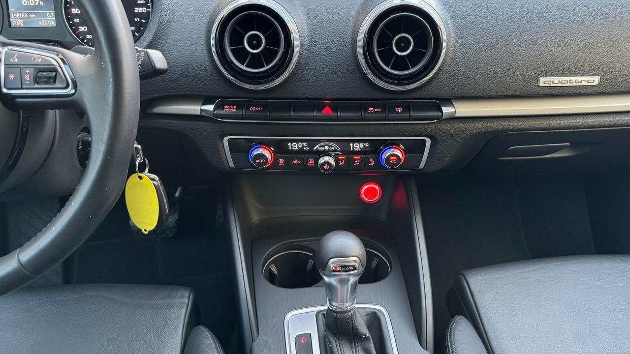 Audi A3 SPB 2.0 TDI 184 CV clean diesel quattro S tronic edition