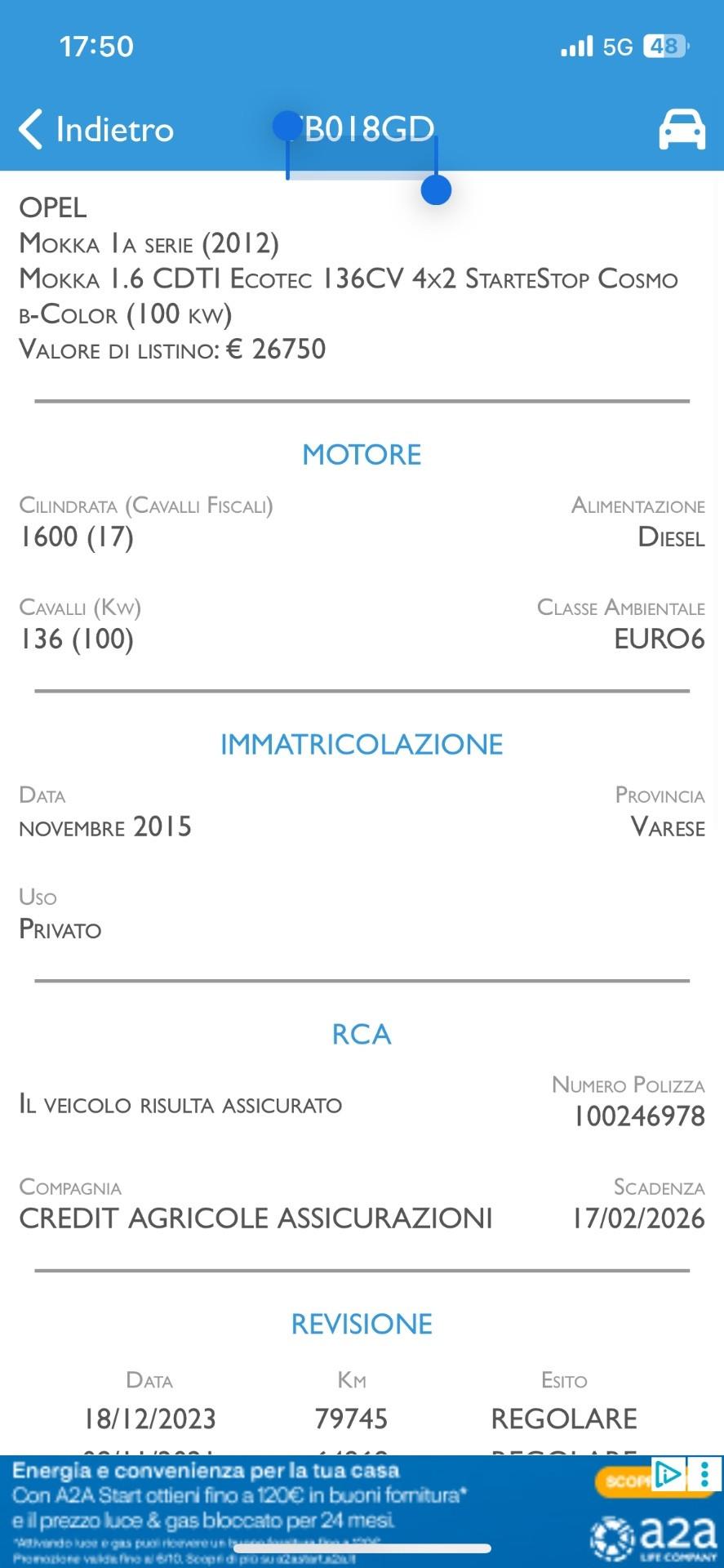 Opel Mokka 1.6 CDTI Ecotec 136CV 4x2 Start&Stop Cosmo b-Color
