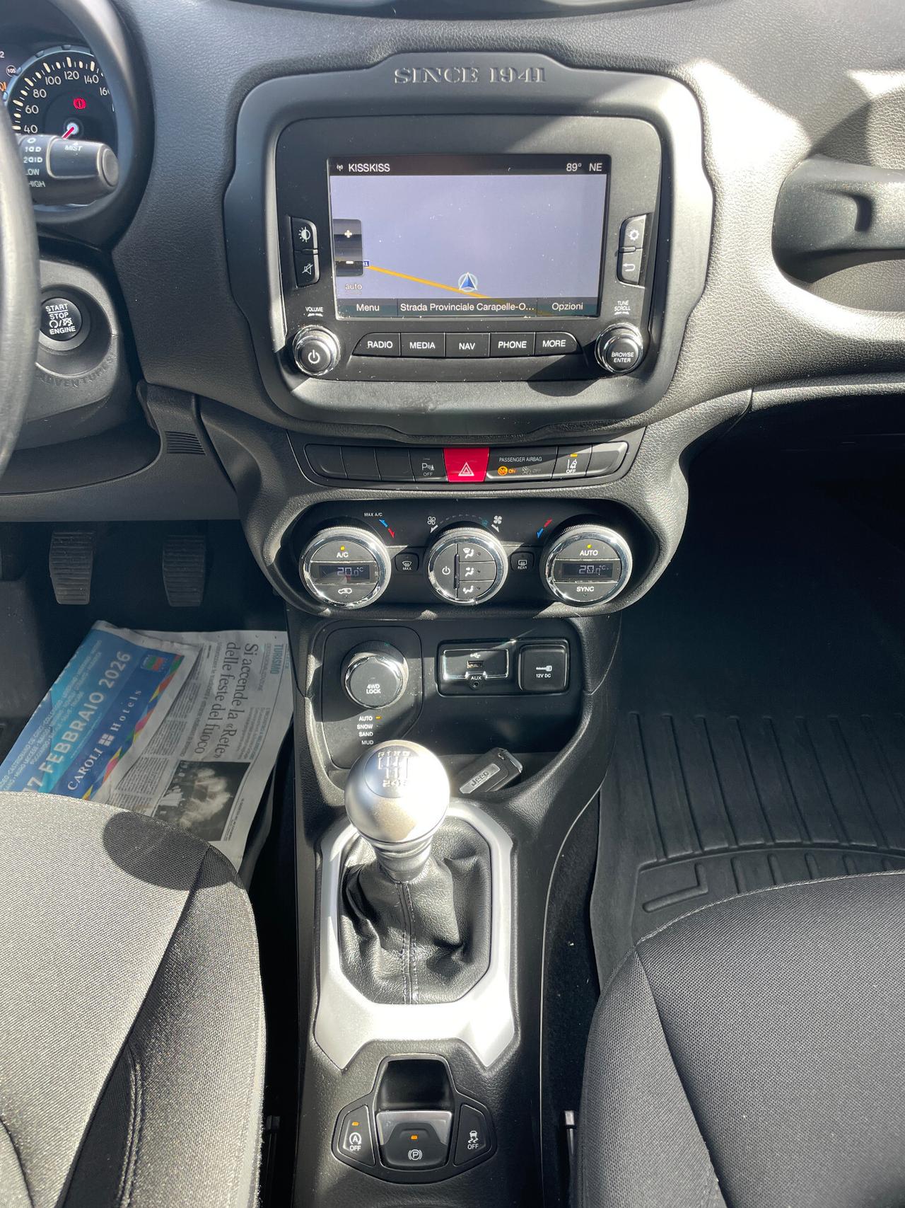 Jeep Renegade 2.0 Mjt 140CV 4WD Limited-NAVIGATORE-RETROCAMERA