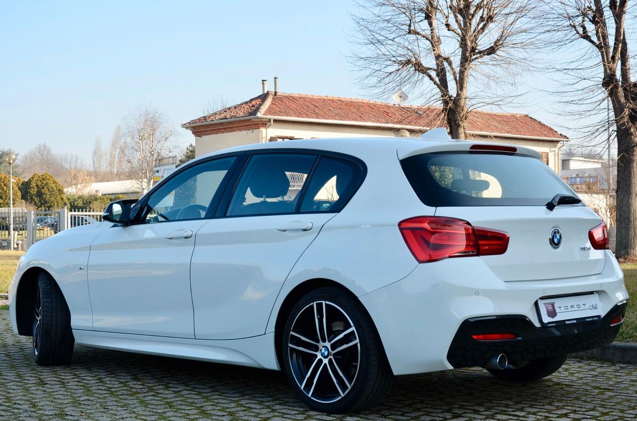 BMW 118d MSPORT 5p 150cv AUTO, UNICOPROPRIETARIO, TUTTI SERVICE BMW, UFF ITALIANA, EURO 6D, 18", NAVI, PERMUTE