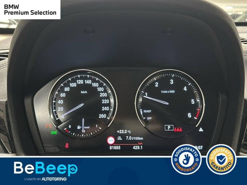 BMW X1 SDRIVE18D XLINE PLUS AUTO