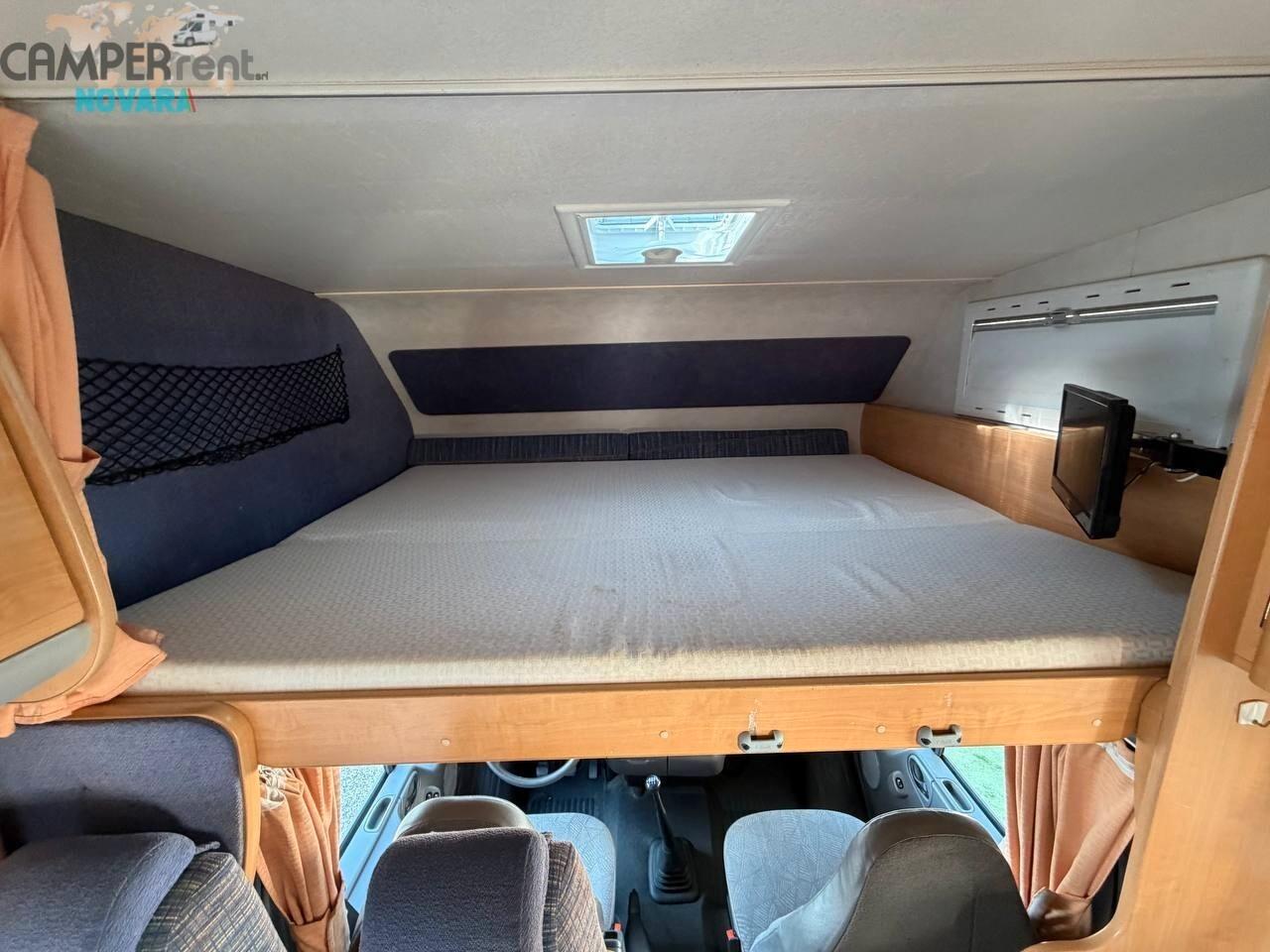 Challenger GENESIS 192 - LETTO MATRIMONIALE IN CODA E GARAGE