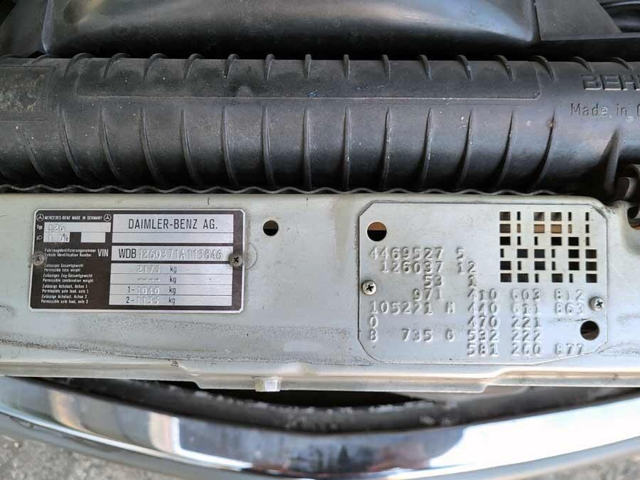 Mercedes-benz 500 SEL W126 - 1985 - SUMMER PRICE