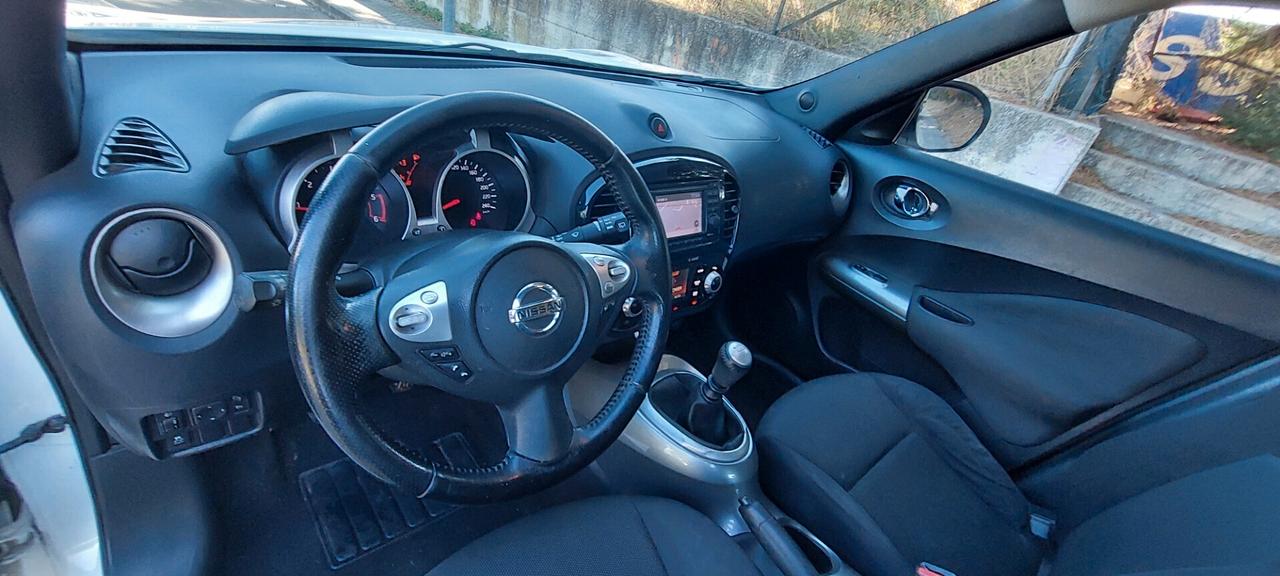 JUKE 1,5 DIESEL 110 CV MINISTRY OF SOUND NAVIGATORE TELEFONO LEGA RETOCAMERA IMPECCABILE