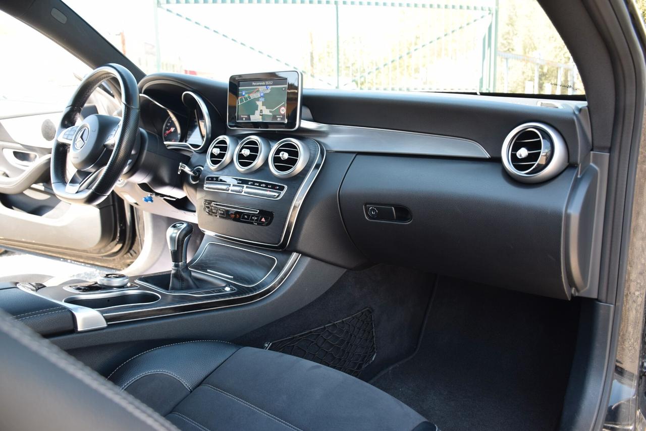 Mercedes-benz C 220 MERCEDES COUPE' AMG 220d 170CV 6M TETTO APR. - NAVI CRUISE SENSORI BT ADAS