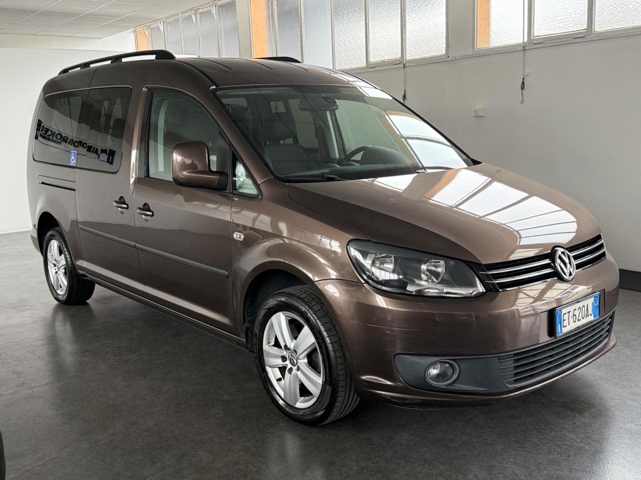 Volkswagen Caddy 1.6 TDI 102 CV 5p. Highline Maxi 7 posti / trasporto disabili