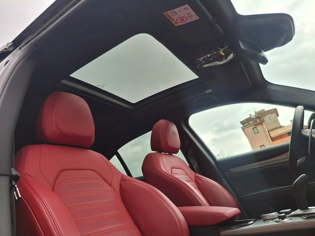 Alfa Romeo Stelvio 2.2 Veloce Q4 Pelle Rossa/TETTO My24