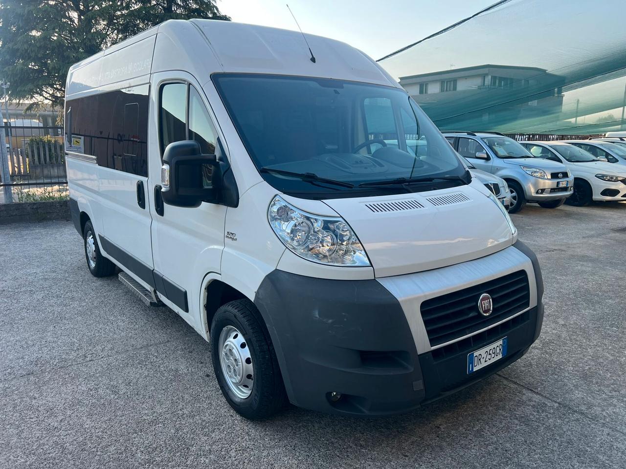 Fiat Ducato 35 2.3 MJT PLM-TA Vetrato Maxi 9 posti +PEDANA ELETTRICA POST