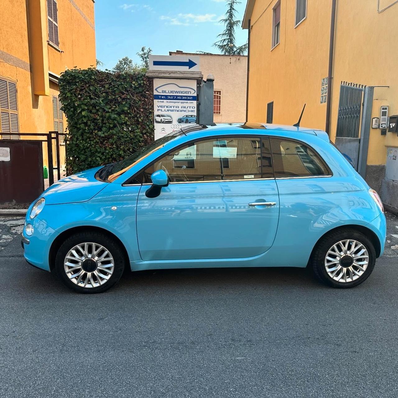 Fiat 500 1.2 Lounge EURO 6 TETTO PANORAMICO GOMMATA PERFETTA SEMPRE GARAGE FINANZIABILE