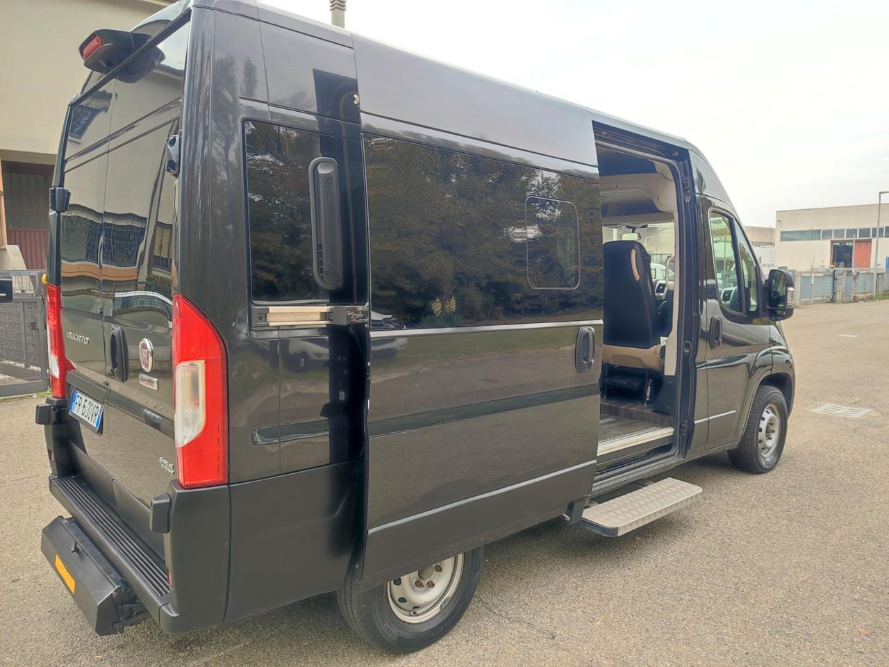 FIAT DUCATO 2018 A METANO 9POSTI PEDANA DISABILI EURO6D