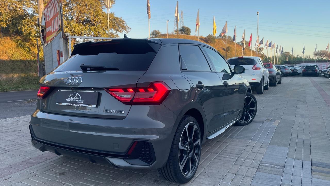 Audi A1 SPORTBACK| S-LINE| 116CV |LUCI AMBIENTE |RETROCAMERA |CERCHI 18'' | PELLE| PRONTA CONSEGNA|