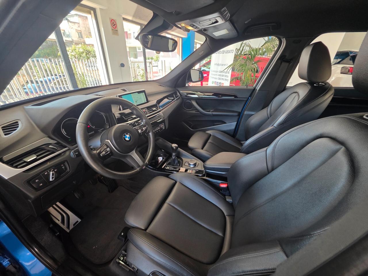 Bmw X1 sDrive 18d M-Sport Blu Estoril 2019 head up display