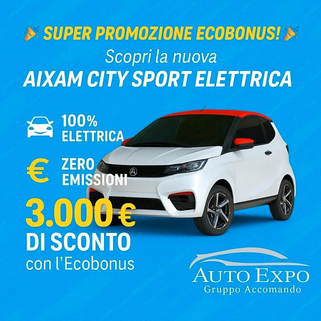 Aixam eCity Sport CON SCONTO ECOBONUS (KM0)