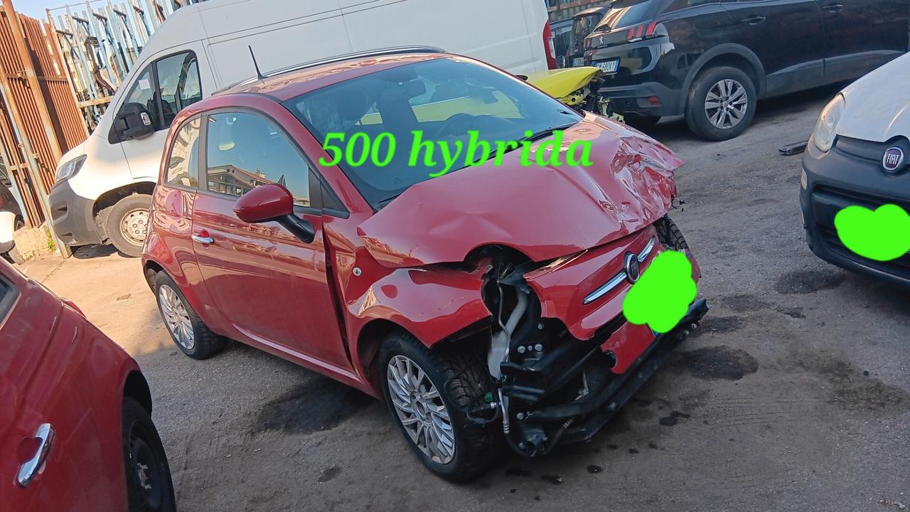 Fiat 500 incidentata sinistrata mondialcars Airbag ok