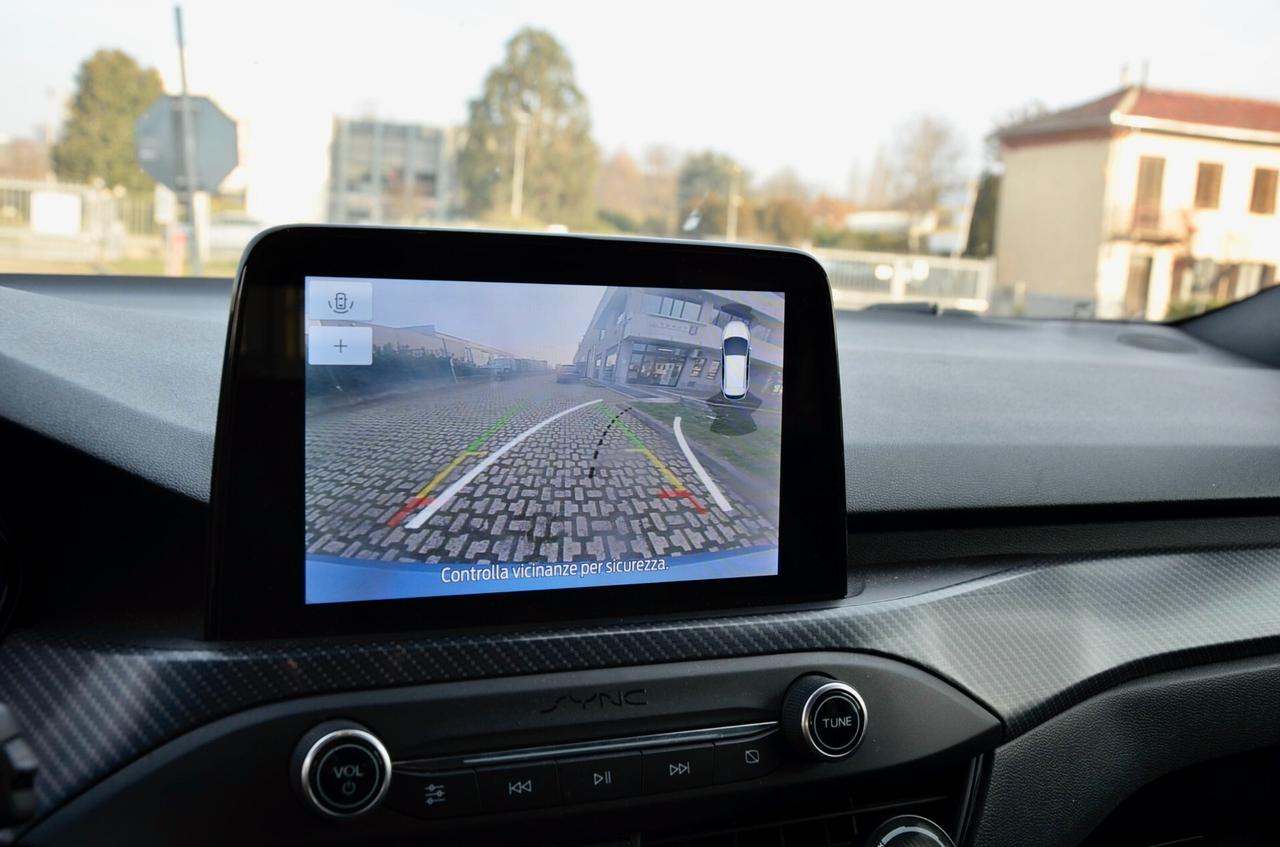 FORD FOCUS SW 1.0 SCOBOOST ST-LINE CO-PILOT 125cv AUTO, SERVICE CERTIFICATI, UFF ITALIANA, EURO 6D, FARI FULL LED, RETROCAMERA, NAVI, PERMUTE