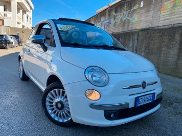 Fiat 500 1.2 Lounge 69cv cabrio full nuova 2010