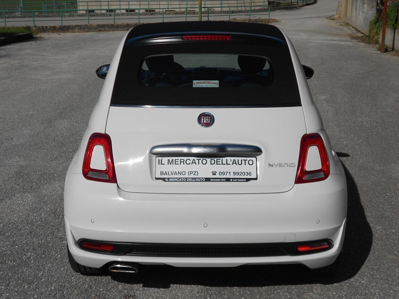 500C(my'22)1.0ie,HYBRID(24mesi di GARANZIA)SPORT