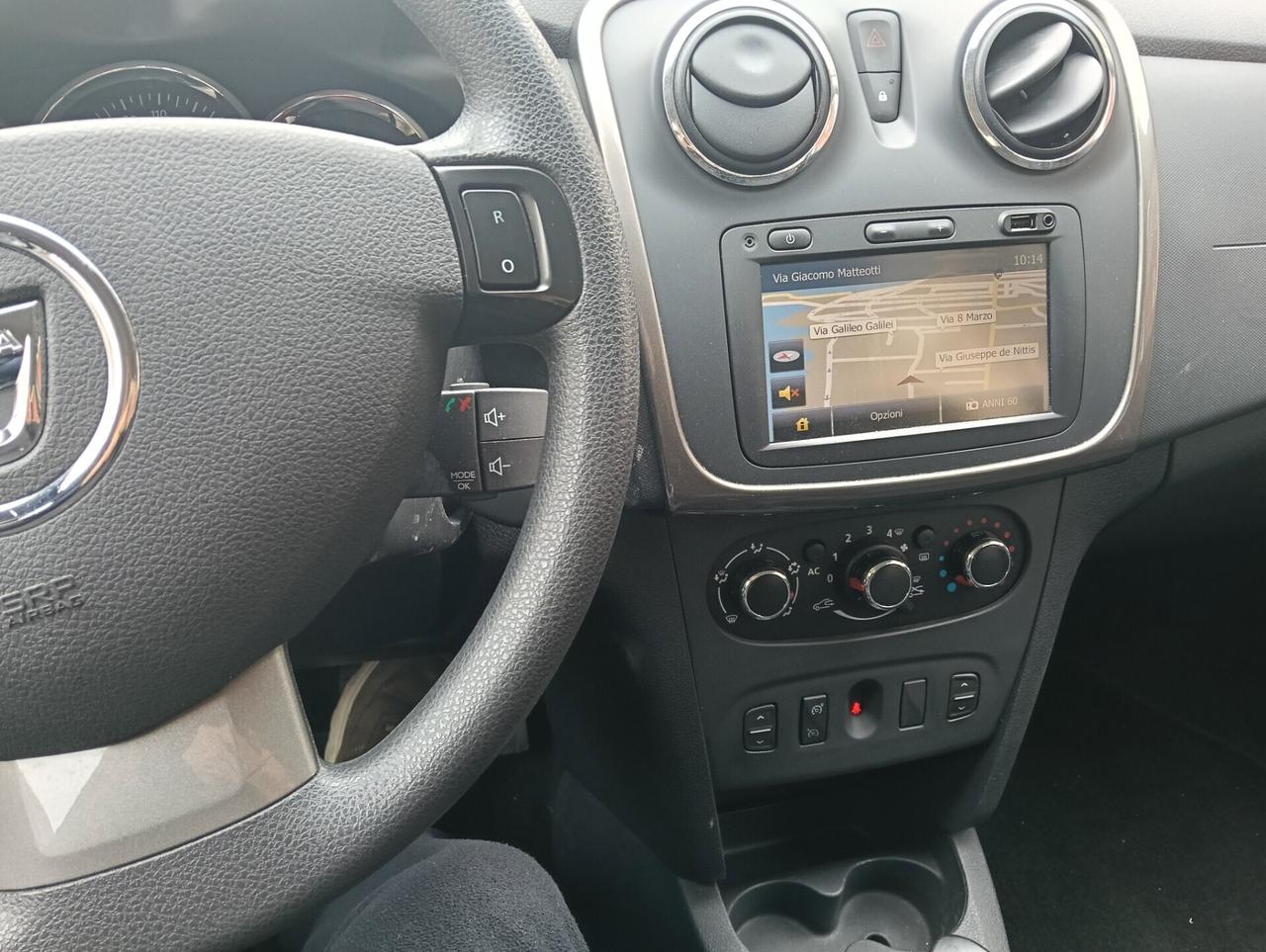 Dacia Sandero 1.5 dCi 8V 75CV LauréateKM.130000 ORIG UNIPROP NUOVA